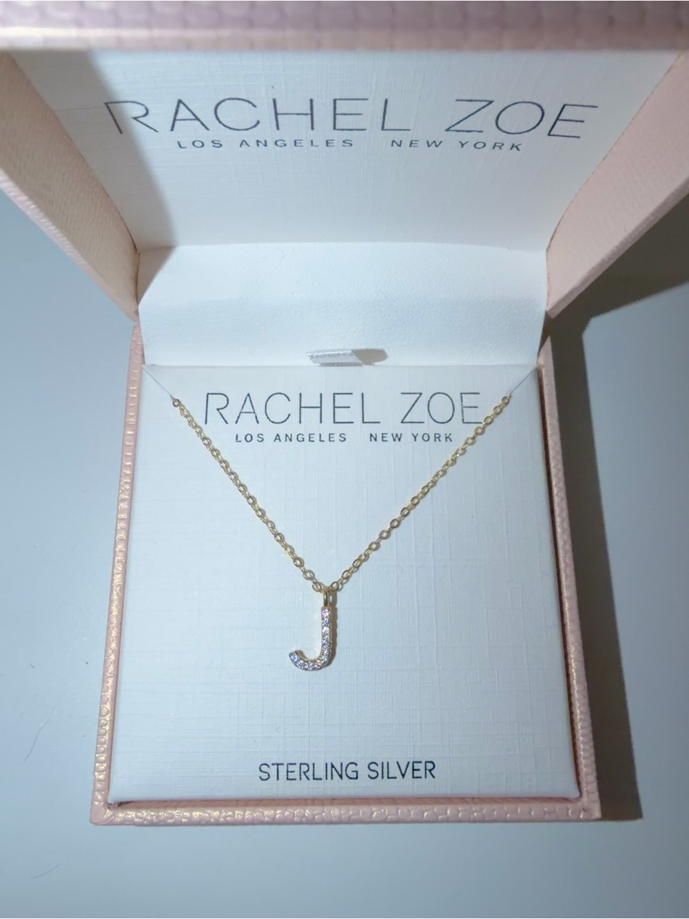 J Pendant Necklace